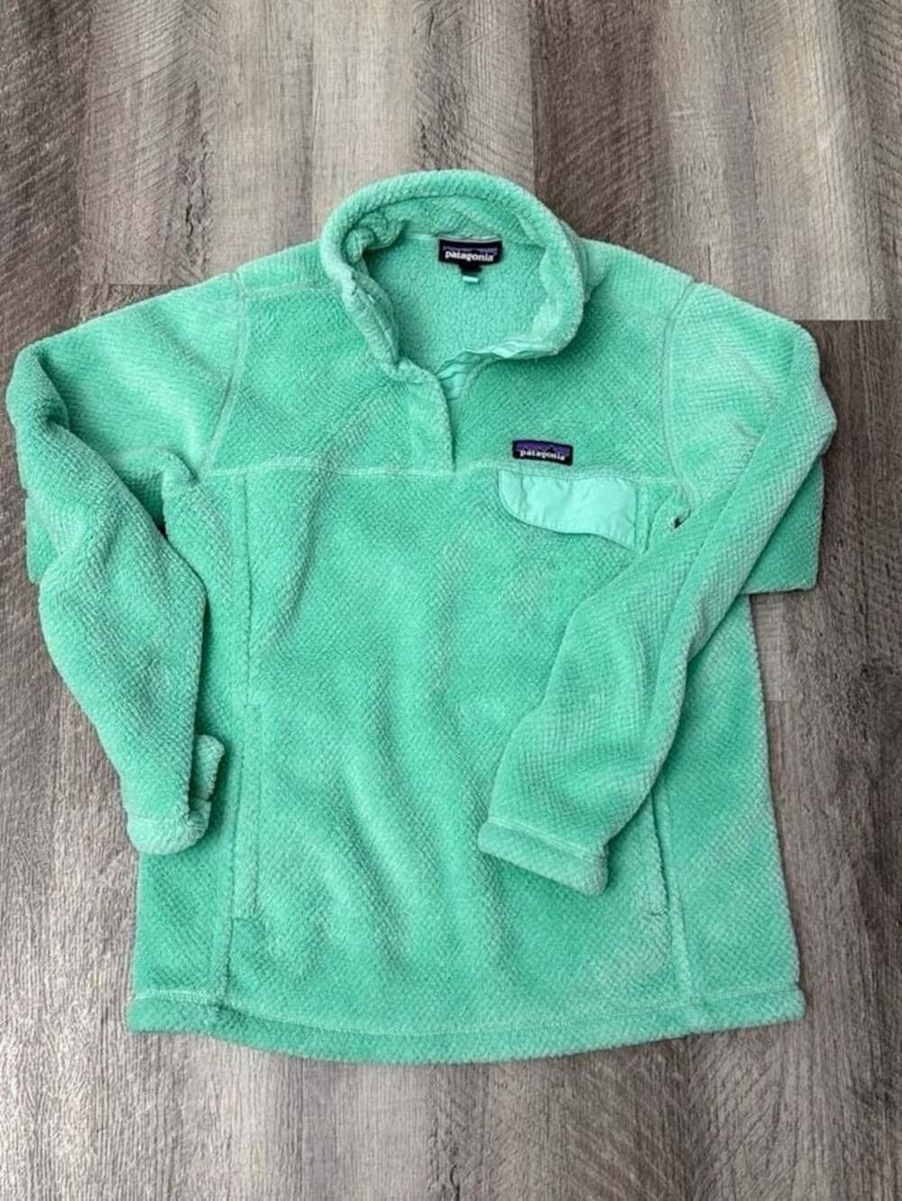 Patagonia Women's Re-Tool Polartec Thermal Pro Fleece Pullover in Mint Green